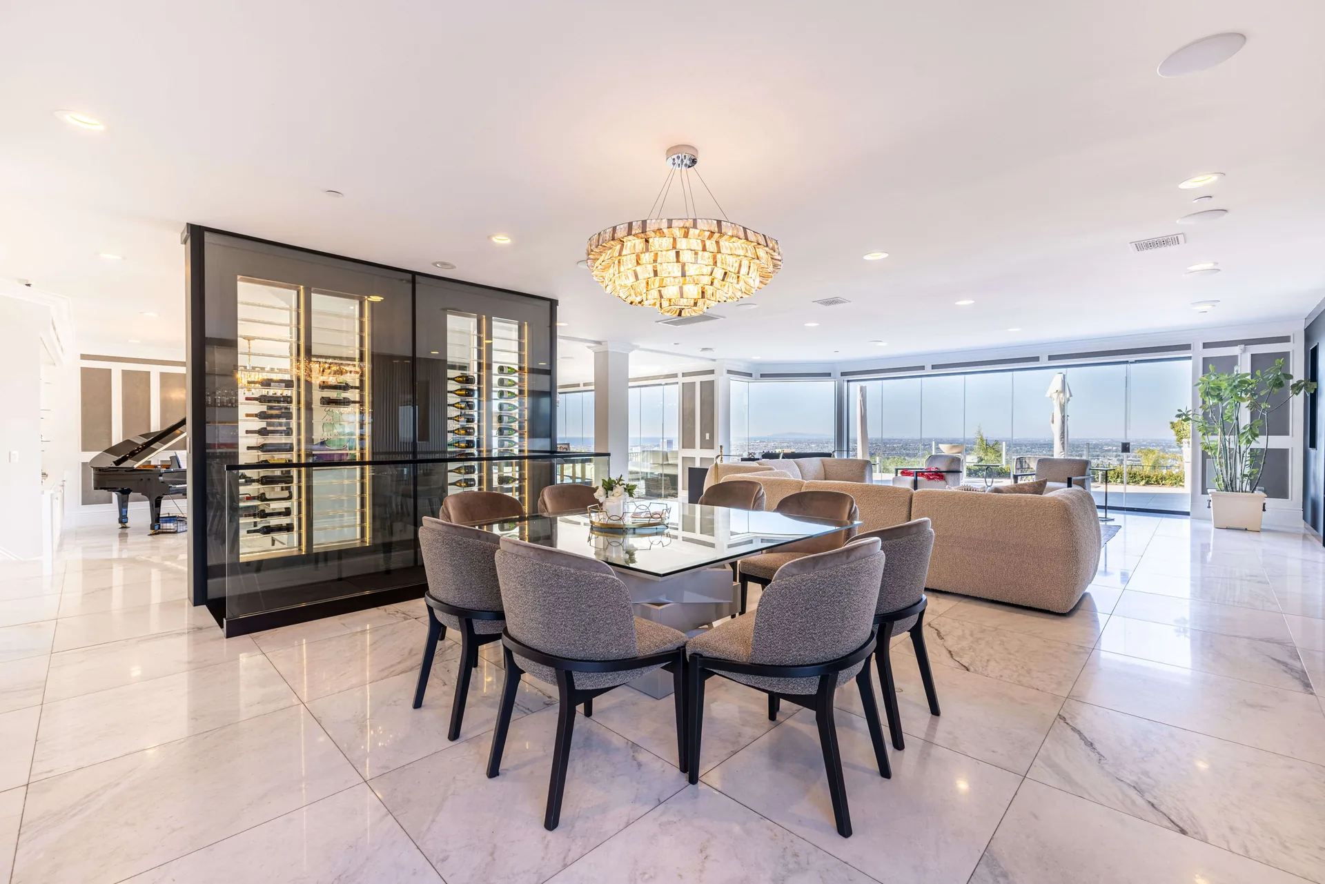 Custom wine cellar in a private residence