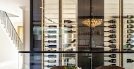 View 3 - The Brentwood Modern Floating Cellar
