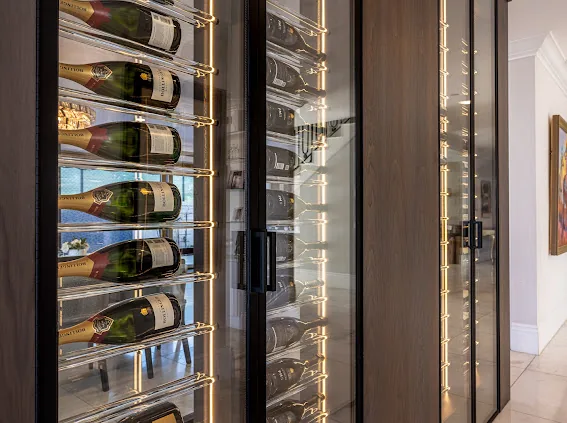 View 4 - The Brentwood Modern Floating Cellar