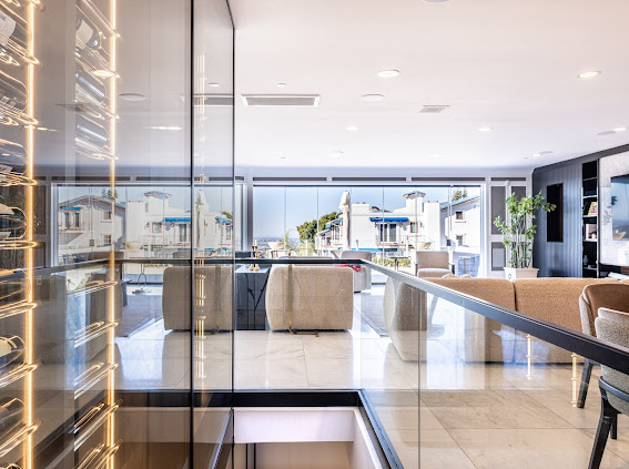 View 7 - The Brentwood Modern Floating Cellar