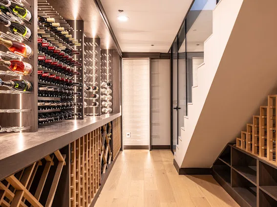 View 8 - The Brentwood Glass Estate Cellar