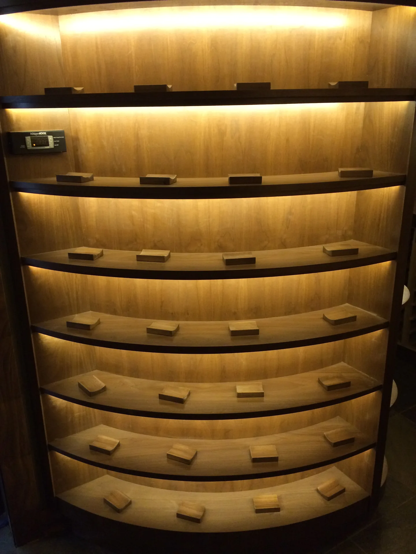 View 2 - The Castle Pines Curved Timber Cellar
