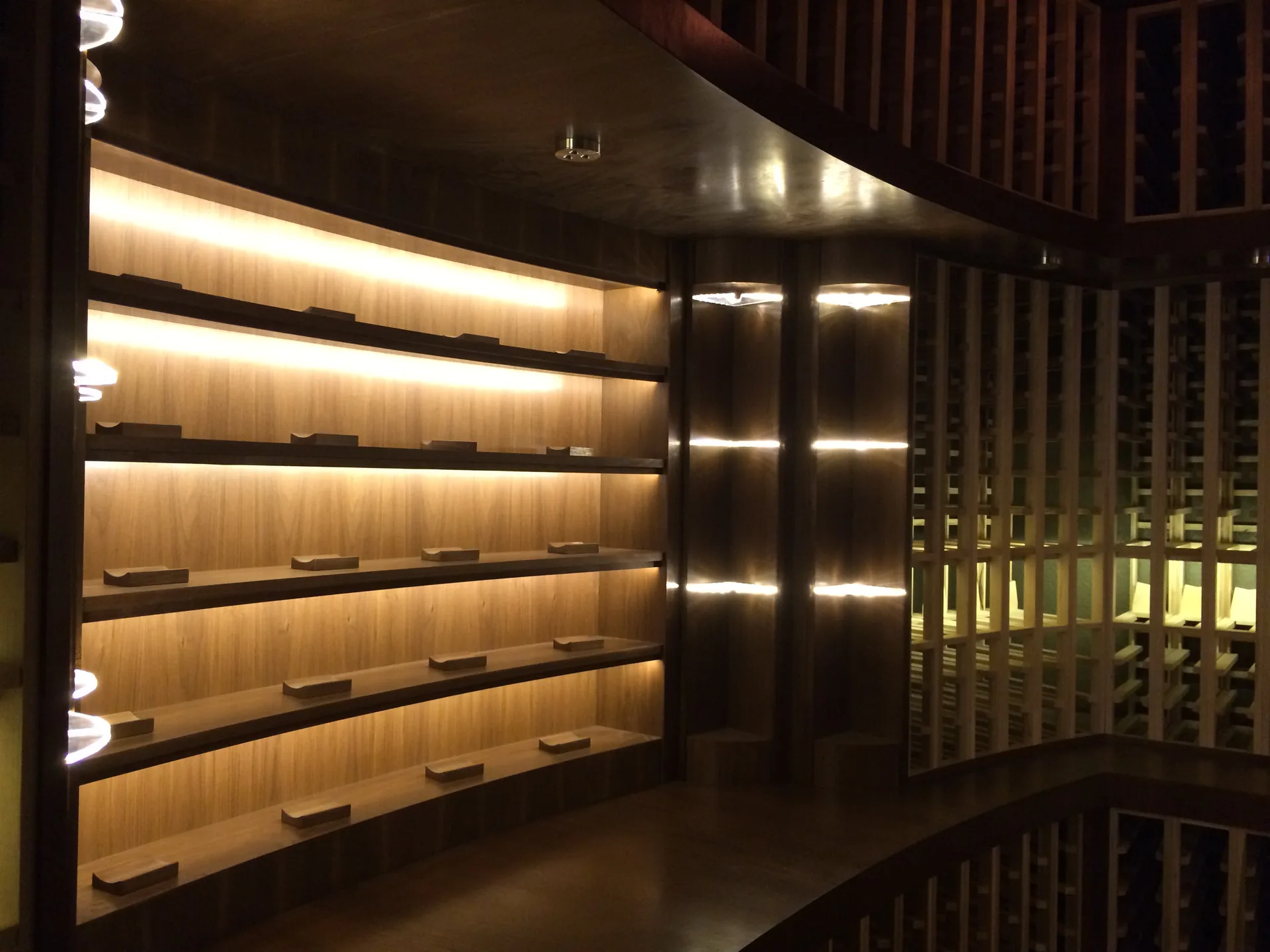 View 3 - The Castle Pines Curved Timber Cellar