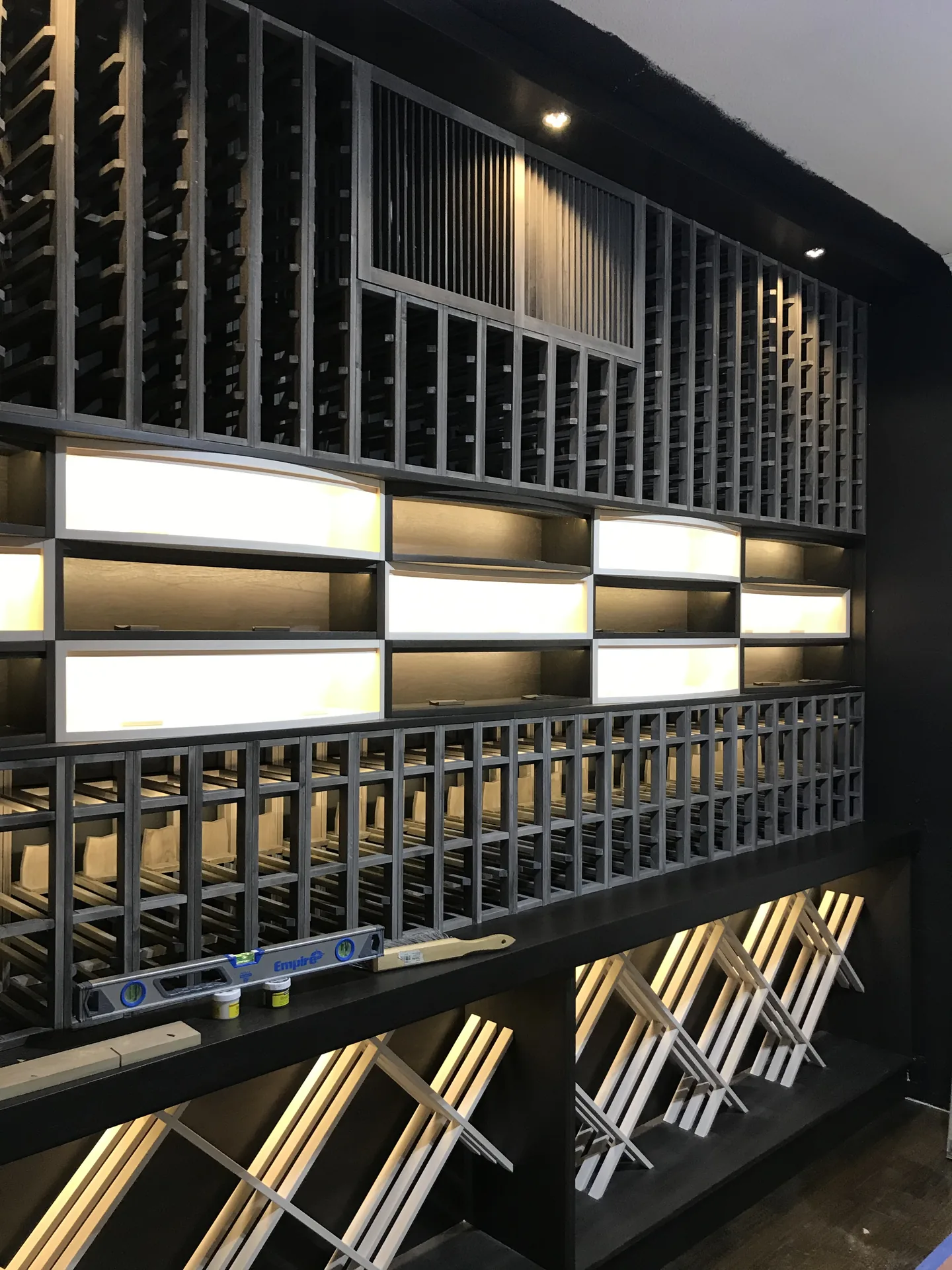 View 3 - The Dallas Linear & Curved Cellar